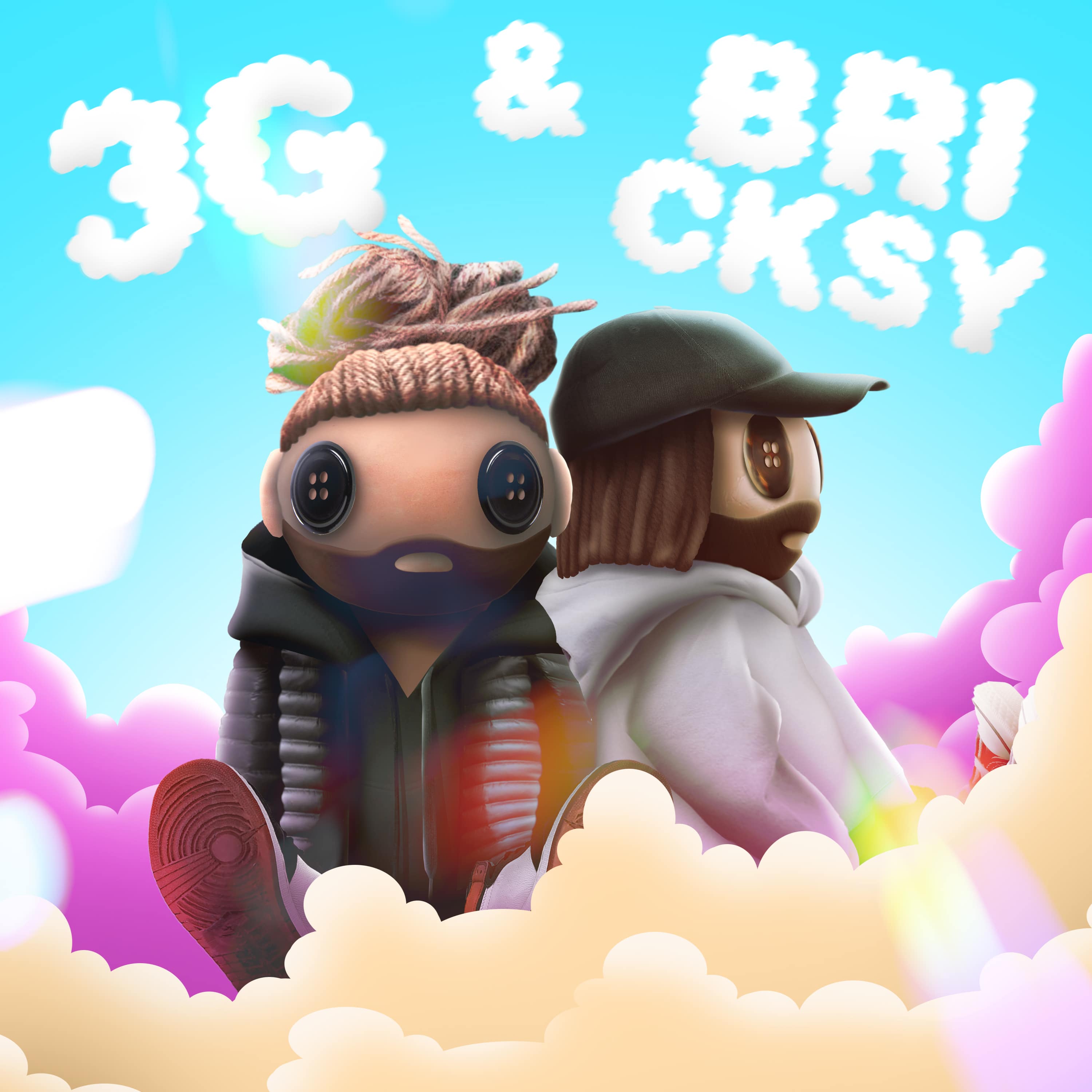 pochette d'album pour 3g et bricksy